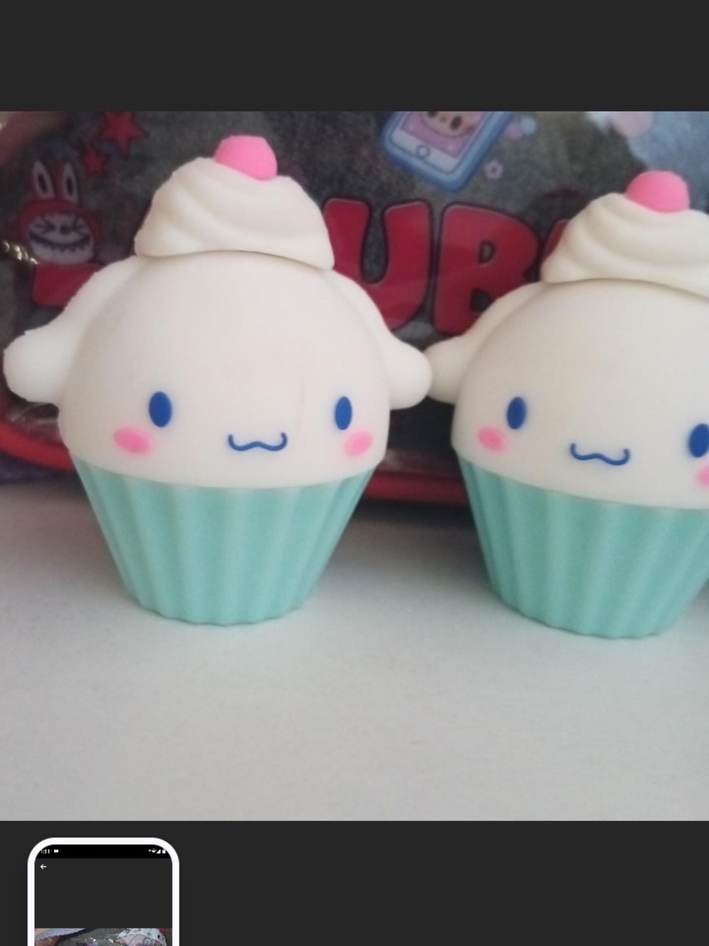 2 Lip balm CINNAMOROLL Hello Kitty Character - Picture 2 of 2